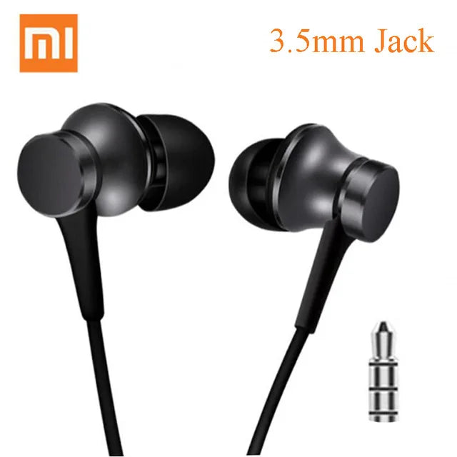 Fone de ouvido baixo com fio 3,5 mm