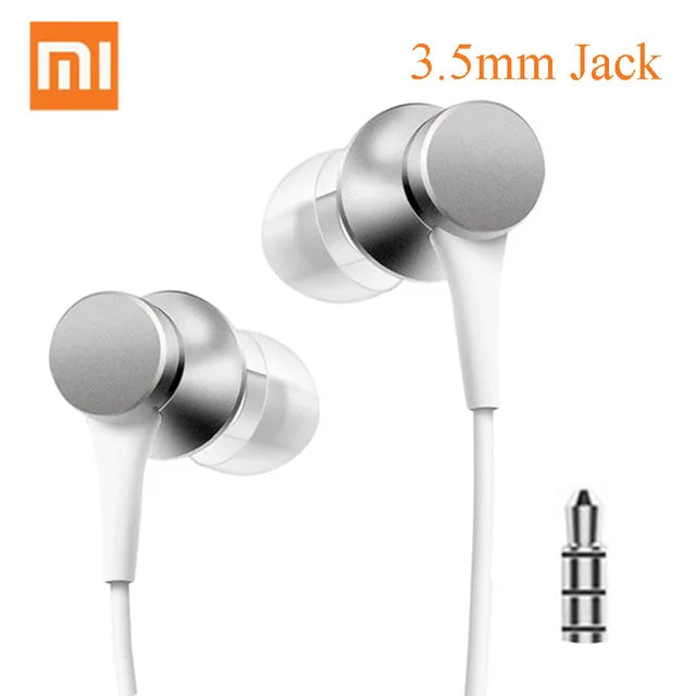Fone de ouvido baixo com fio 3,5 mm