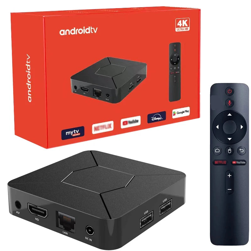 iATV Q5 Mini Smart TV Box 2.4G/5G WIFI BT5.0 2G 8G 100M Android 10.0 TV BOX Media Player Allwinner H313 4K HDR Decodificador