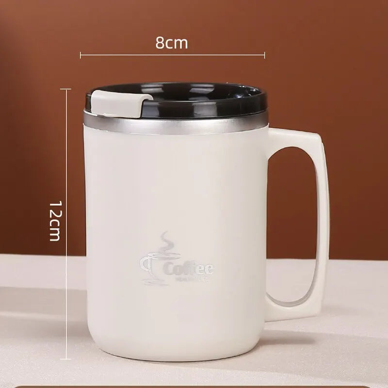 Copo de cafe termico de aço inoxidável