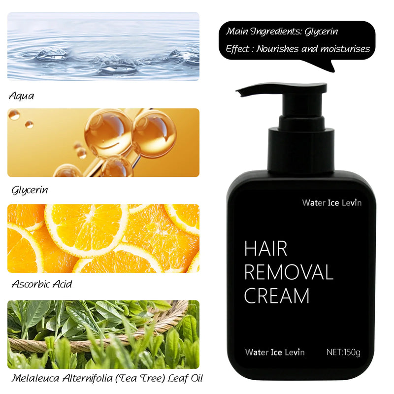 Creme Depilatório Permanente Depilador Creme Áreas Íntimas Saúde Removedor.