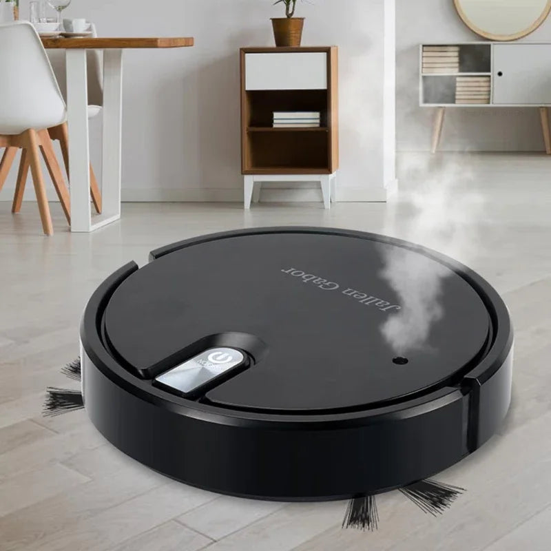 Aspirador de pó robô inteligente sem fio 5 em 1, multifuncional, super silencioso, aspira, esfrega e umidifica para uso doméstico, eletrodoméstico