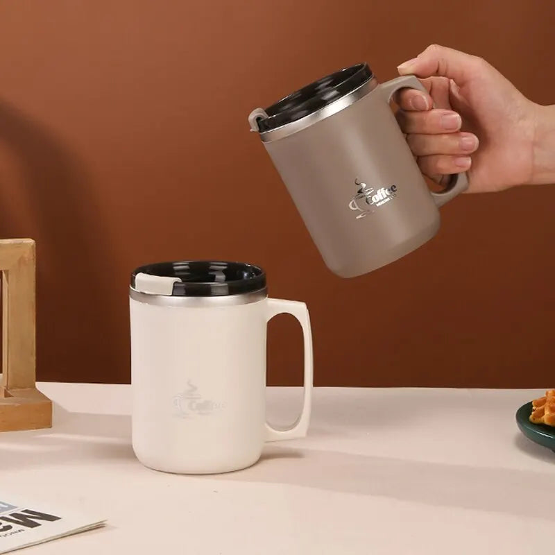 Copo de cafe termico de aço inoxidável