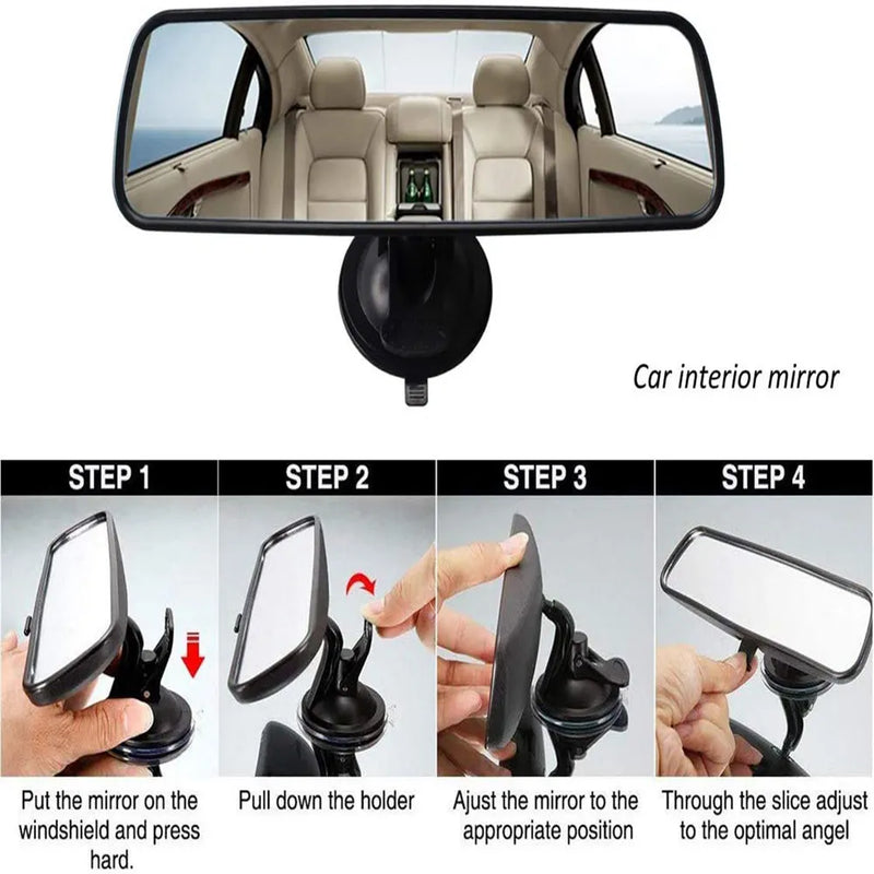 Espelho retrovisor central 360°