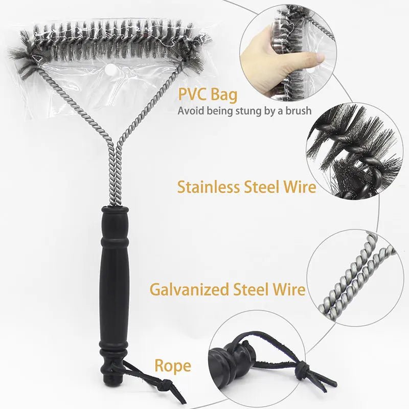 Barbecue Grill BBQ Brush Clean Tool Grill