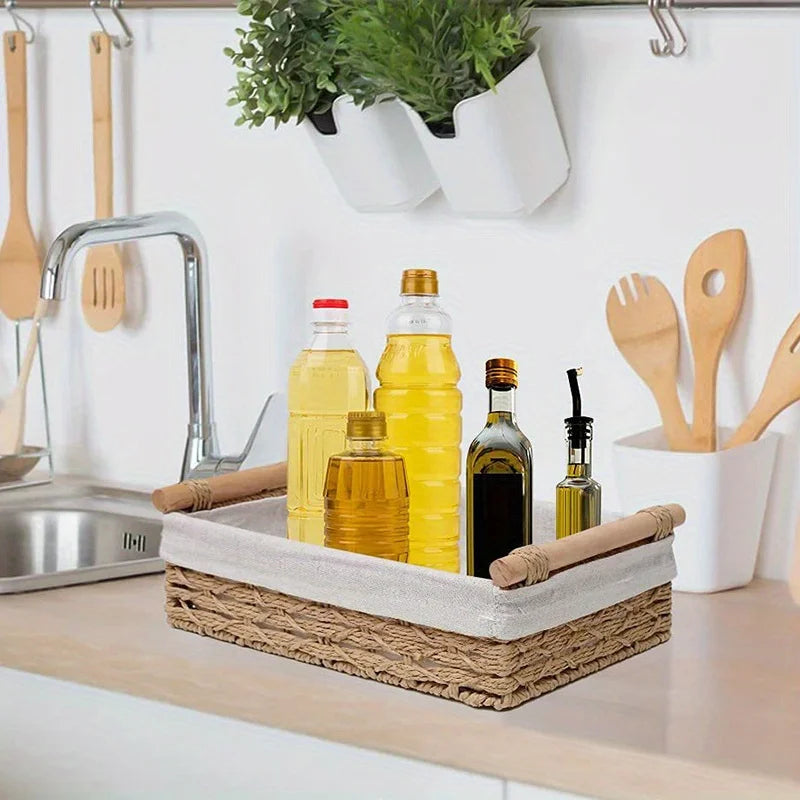 Cesto de armazenamento para banheiro e cozinha