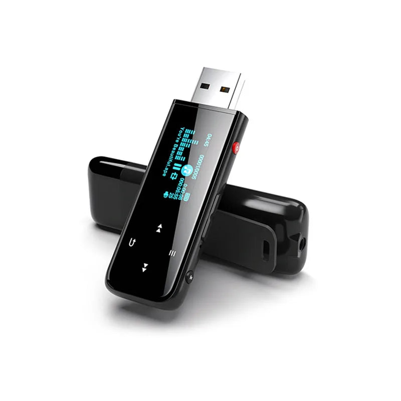 Leitor de música portátil MP3 Walkman USB Leitura Bluetooth 5.0 Gravação HD Esportes Lossless HIFI Leitor de música Rádio FM