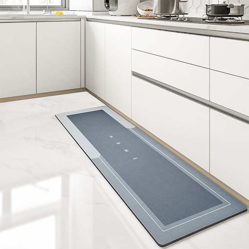Tapete para cozinha antiderrapante absorvente premium
