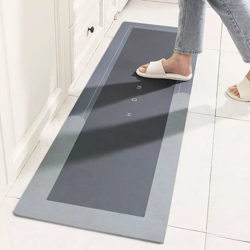 Tapete para cozinha antiderrapante absorvente premium
